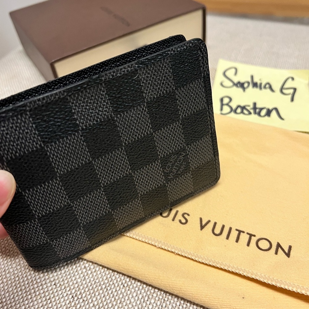 Louis Vuitton Multiple Wallet in Damier Graphite Canvas